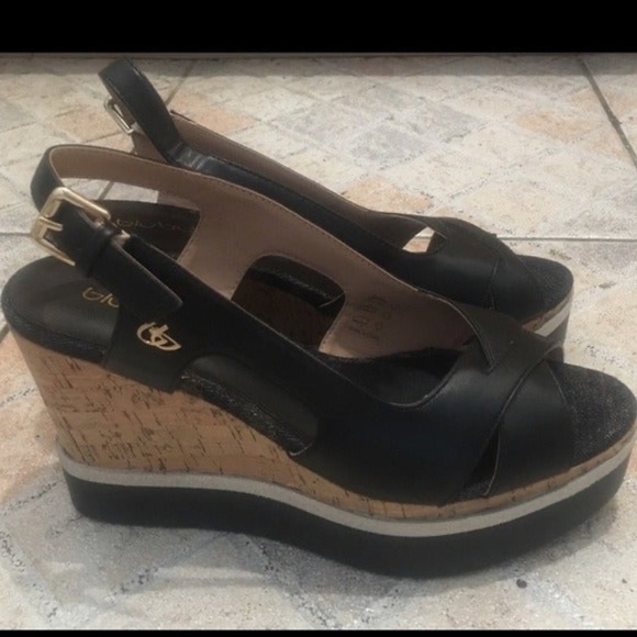 Blybos Cork Wedge Sandals - Picture 3 of 4